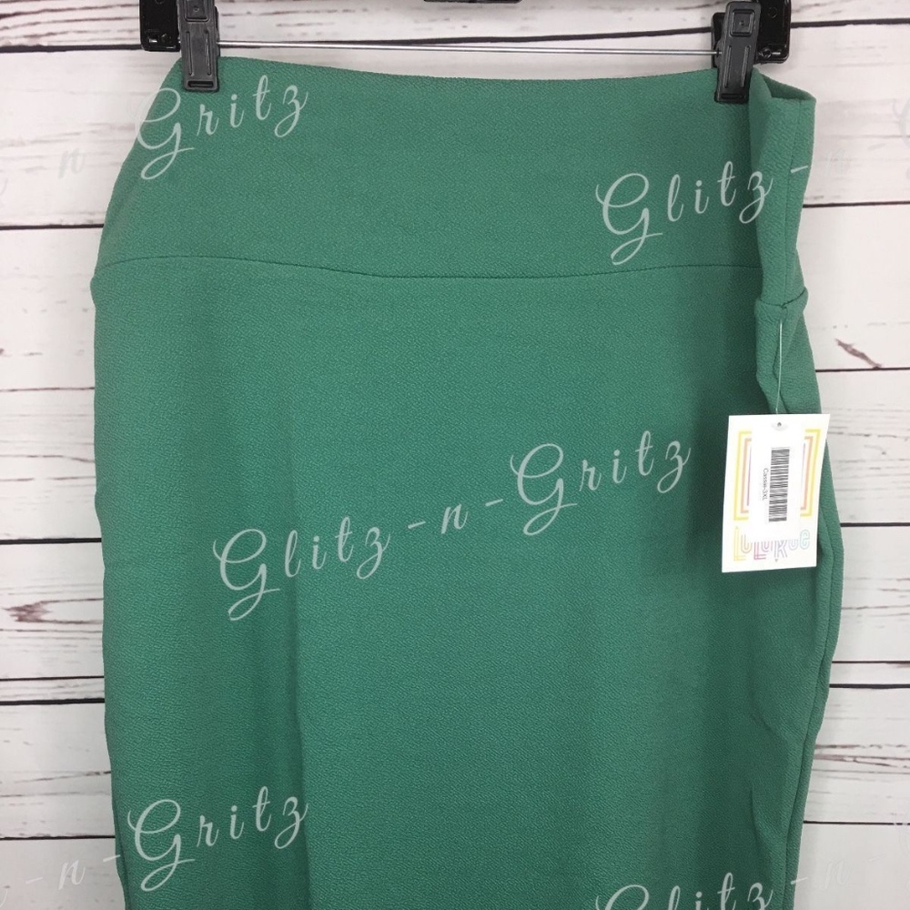 LuLaRoe CASSIE Pencil Skirt Solid Seafoam Green 3X